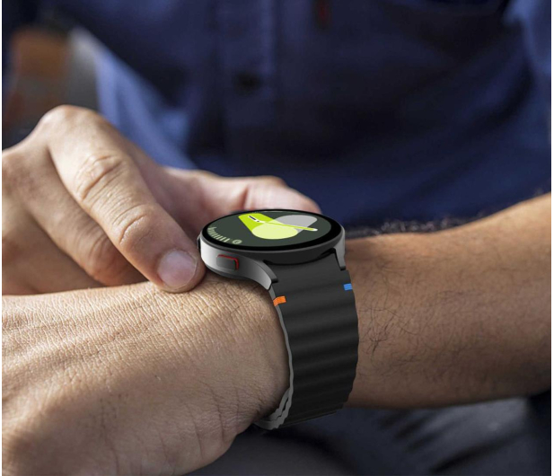 TECH-PROTECT Silicone Sport do Galaxy Watch 4 / 5 / 5 Pro / 6 / 7 / FE Bl 5906302313389 - 1290133 - zdjęcie 5